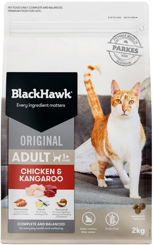 BLACK HAWK CAT GRAIN FREE CHICK/KANG 2KG