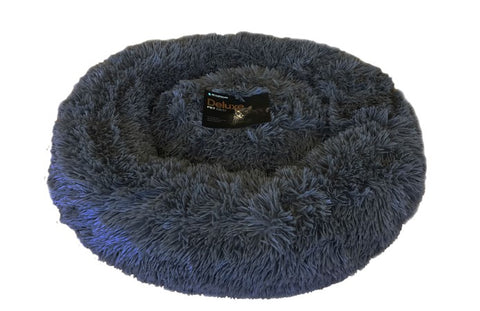 CALMING PET BED GREY - LGE 90CM