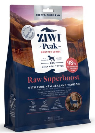 ZIWI PEAK FREEZE-DRIED VENISON DOG FOOD 320G SUPERBOOST