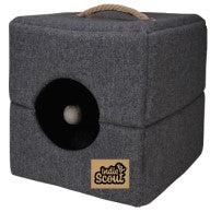 INDIE & SCOUT FOLDABLE PET CUBE - CHARCOAL