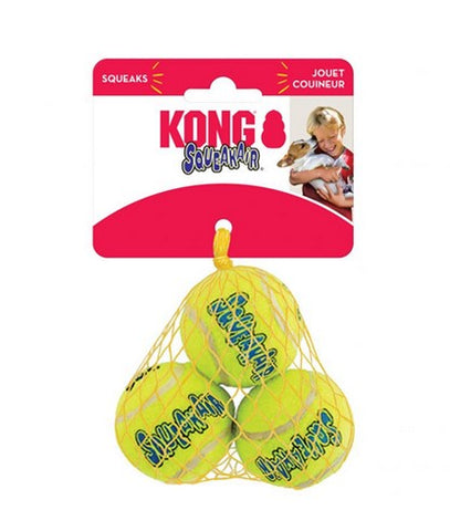 KONG AIR PUPPY SQUEAKER TENNIS BALL SML