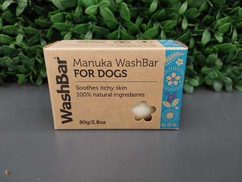 WASHBAR - MANUKA SOAP BAR FOR DOGS 80GM