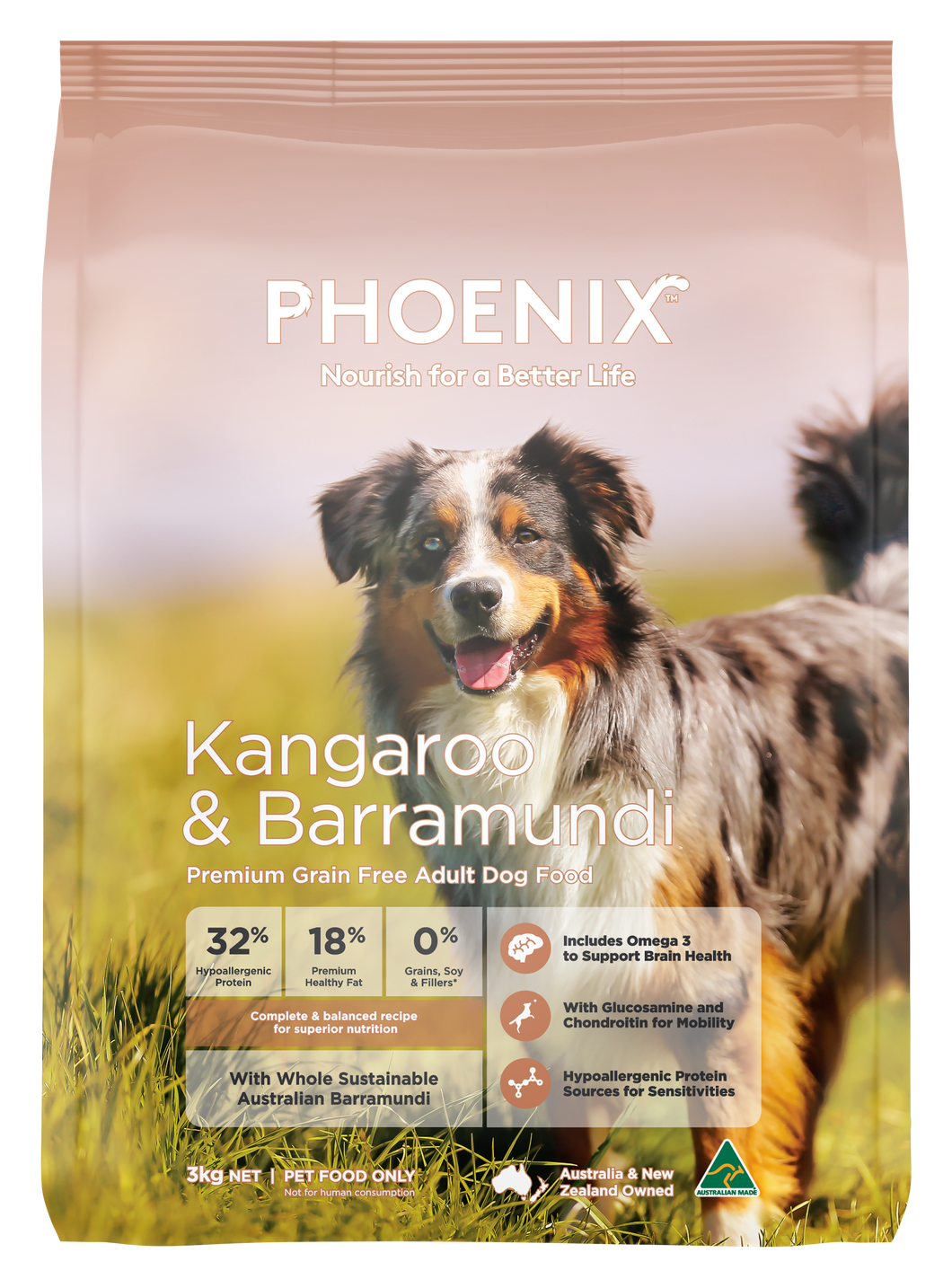 PHOENIX KANGAROO & BARRAMUNDI 3KG