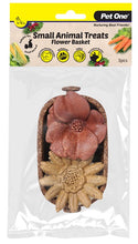 Load image into Gallery viewer, Pet One Small Animal Treat - Flower Basket 3pcs
