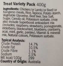 Load image into Gallery viewer, VARIETY PACK 400GM CHICK/LAMB/KANG
