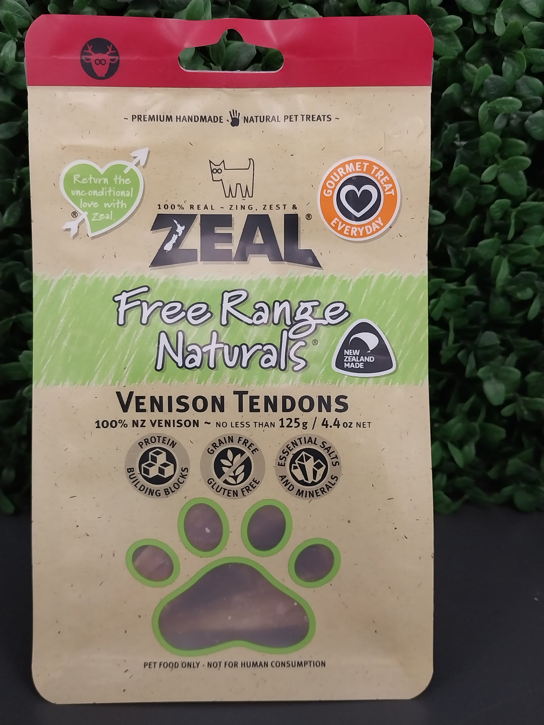 ZEAL FREE RANGE VENISON TENDONS 125gm