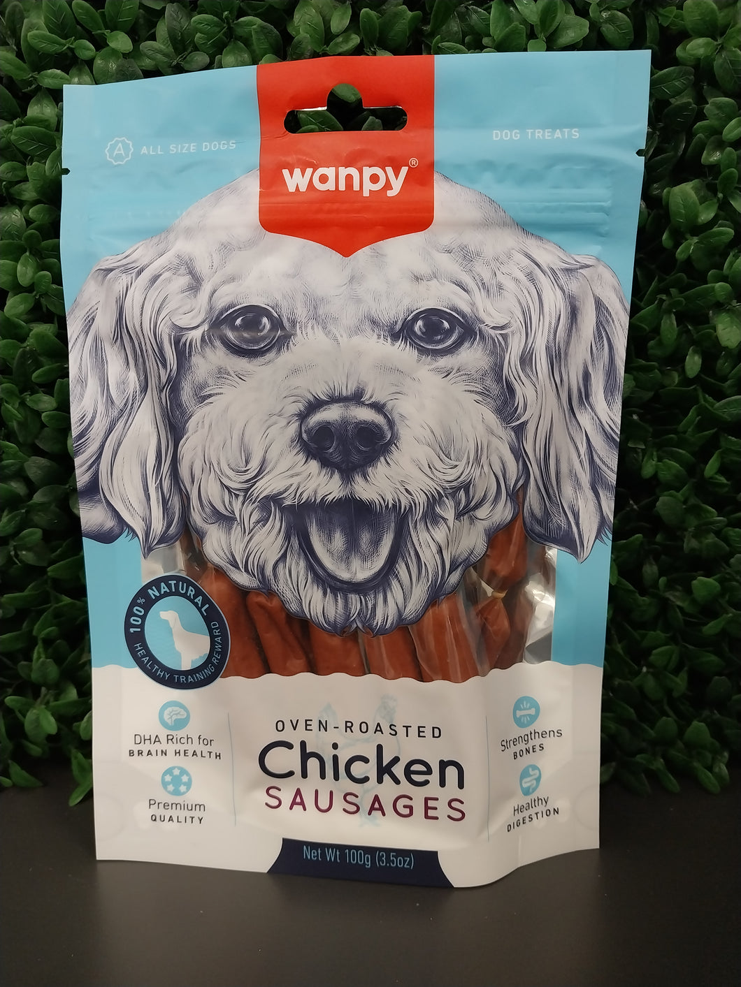 WANPY DOG CHICKEN SAUSAGES 100GM