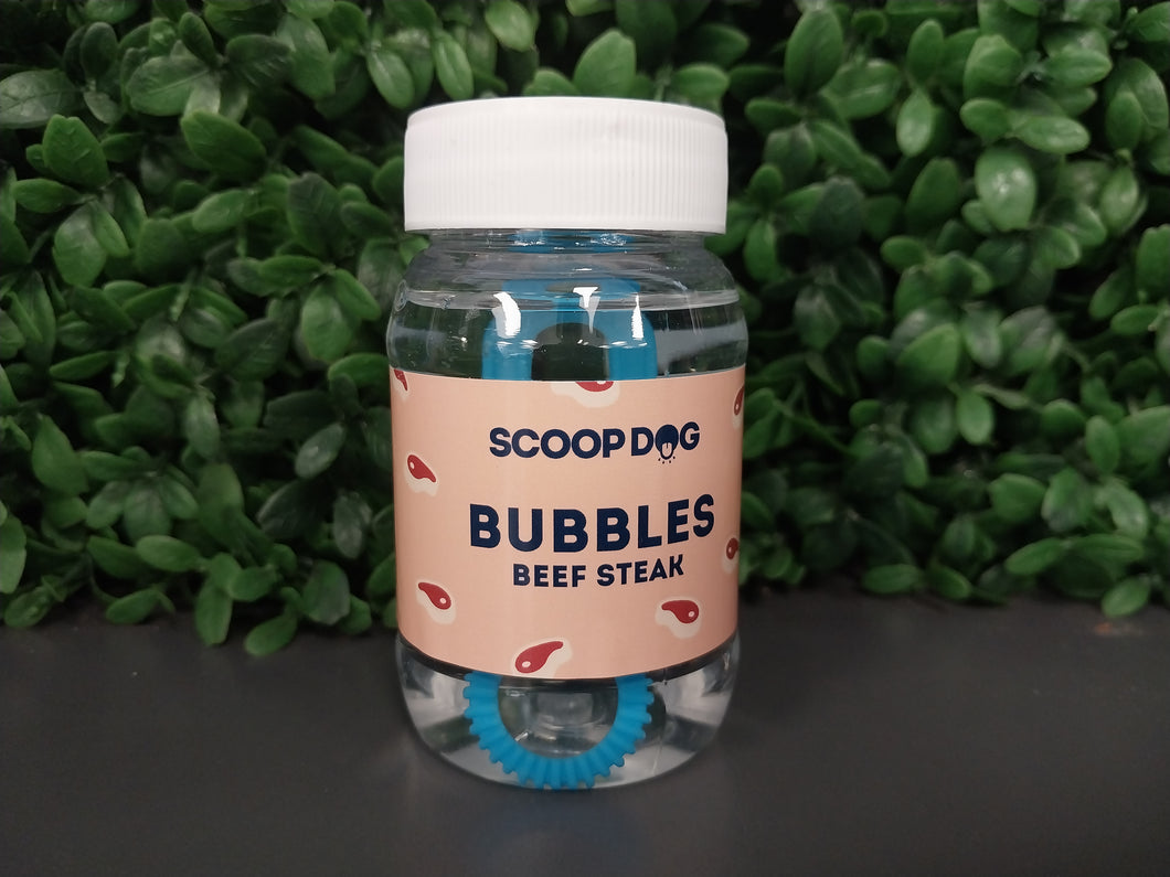 SCOOP DOG BUBBLES - BEEF STEAK