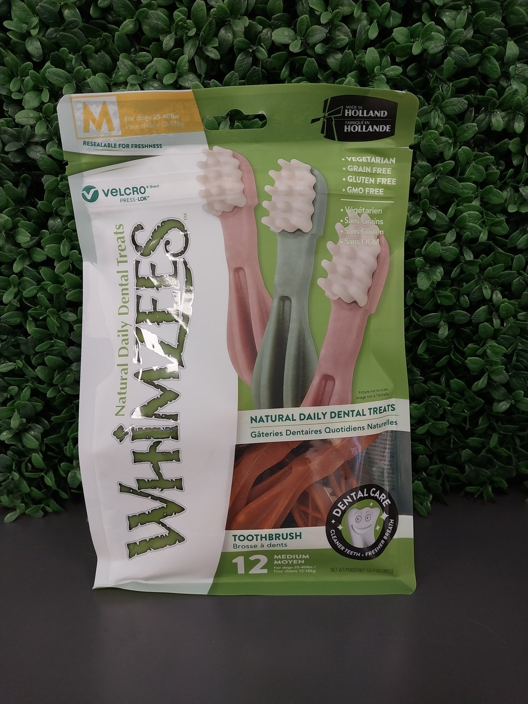 WHIMZEES TOOTHBRUSH STAR MED 12PK