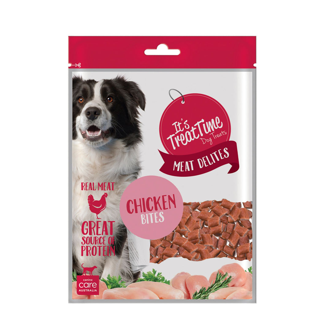 ITT DOG CHICKEN BITES 100GB BAG