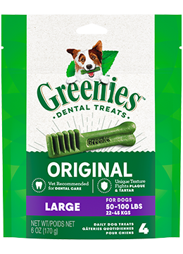 GREENIES DENTAL CHEWS LARGE 170gm