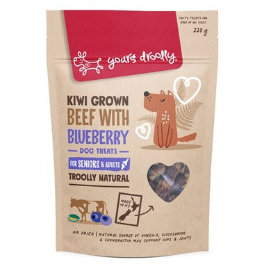 YD NZ SENIOR BEEF WITH BLUEBERRY 220GM