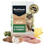 BLACK HAWK - CAT GRAIN FREE CHICKEN & TURKEY 1.2kg
