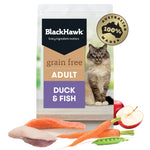 BLACK HAWK - CAT GRAIN FREE DUCK & FISH 1.2kg