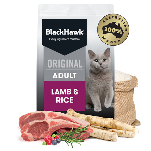 BLACK HAWK CAT - LAMB & RICE 1.5kg