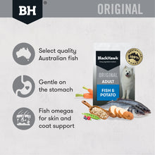 Load image into Gallery viewer, BLACK HAWK ADULT DOG -  FISH &amp; POTATO 3kg
