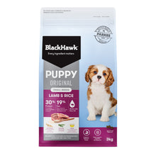 Load image into Gallery viewer, BLACK HAWK PUPPY SMALL BREED LAMB &amp; RICE 3KG
