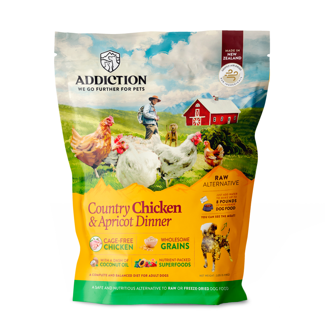 COUNTRY CHICKEN & APRICOT DINNER 900GM