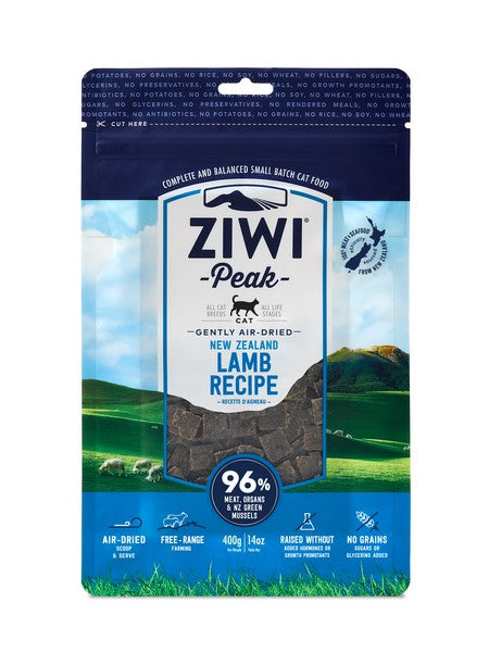 ZIWI PEAK AIR DIRED LAMB CAT FOOD - 400gm