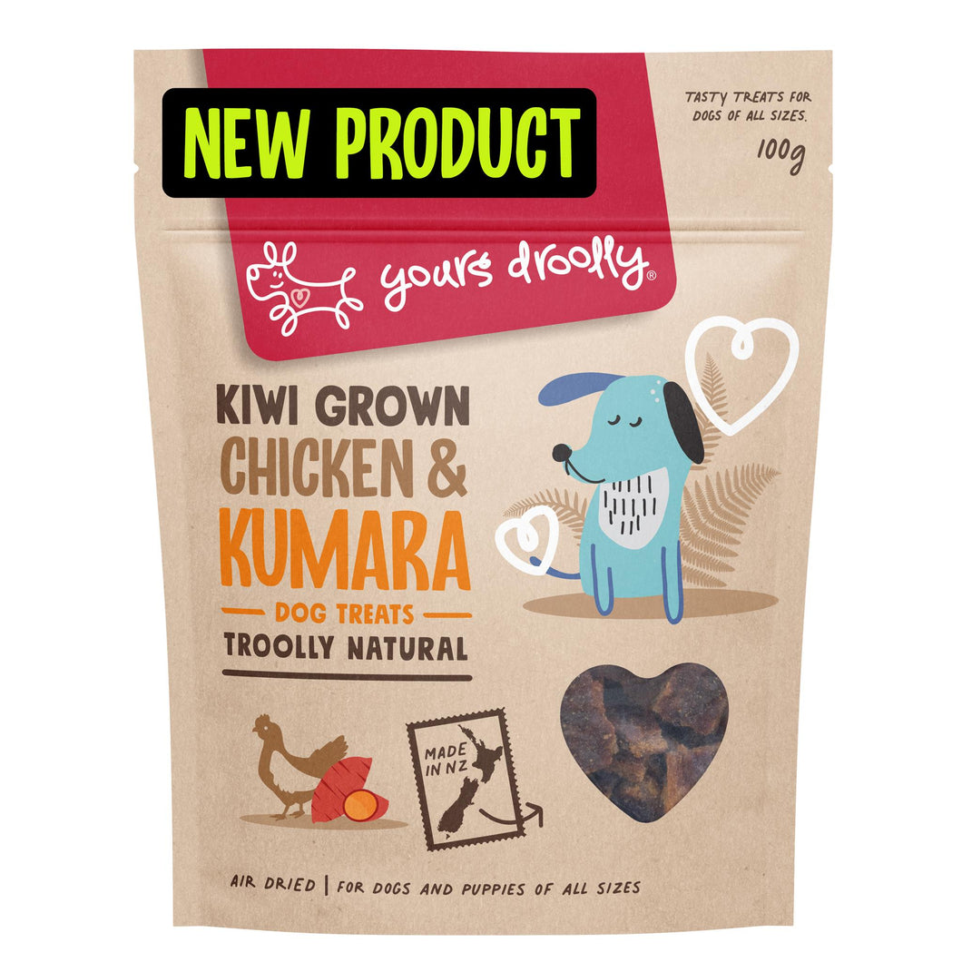 YD NZ CHICKEN & KUMARA TREATS 100GM