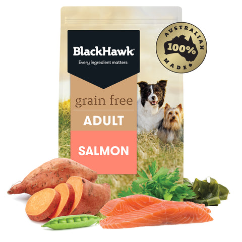 BLACK HAWK ADULT DOG GRAIN FREE SALMON 7kg
