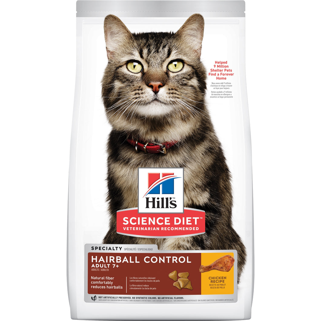 HILL'S FELINE ADULT 7+ HAIRBALL CONTROL 2kg