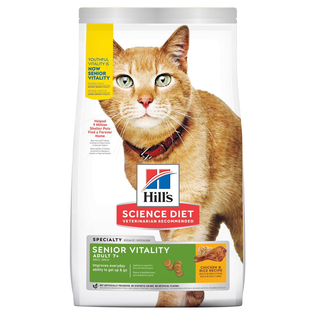 HILL'S SCIENCE DIET FELINE 7+ SENIOR VITALITY 2.72kg