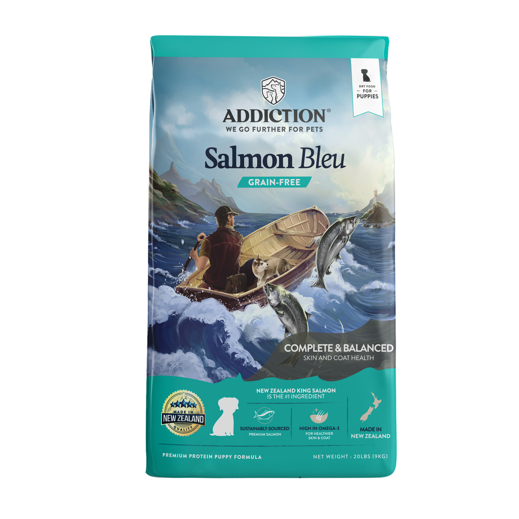 ADDICTION PUPPY KIBBLE SALMON 9.0kg