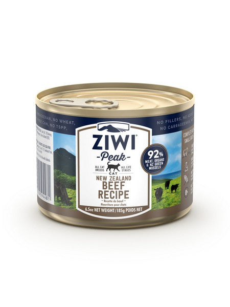 ZIWI PEAK CANNED CAT FOOD - BEEF 185gm
