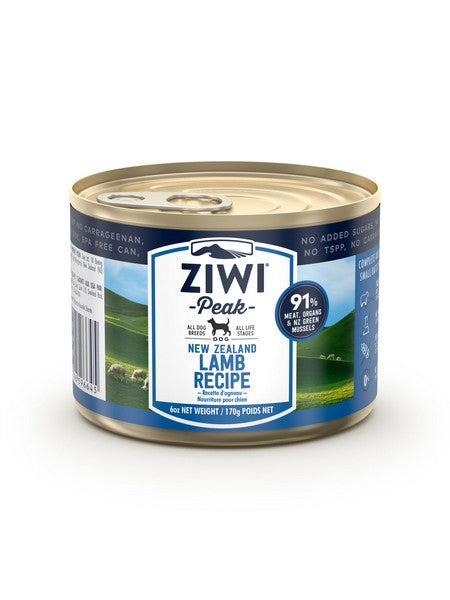 ZIWI PEAK CANNED LAMB DOG FOOD 170gm