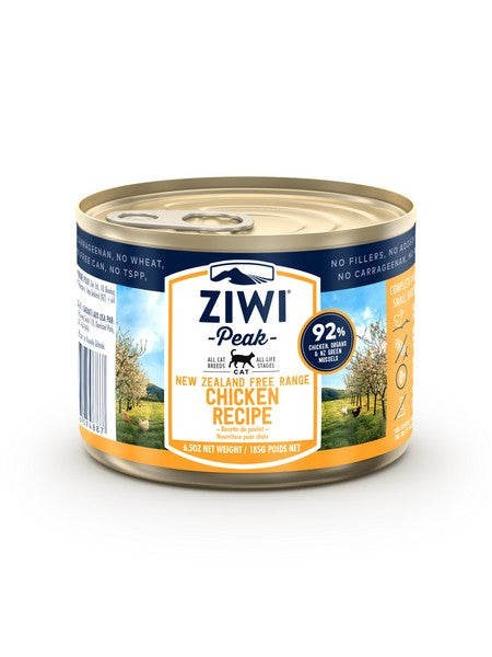 ZIWI PEAK CANNED CHICKEN CAT FOOD 185gm